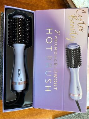 New Cortex Beauty Hot Brush Volumizing Hair Styler - Lavender